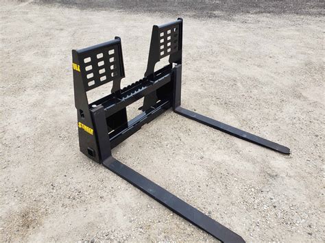 heavy duty skid steer pallet forks|skid steer pallet fork extensions.